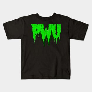 PWU Halloween Green Kids T-Shirt